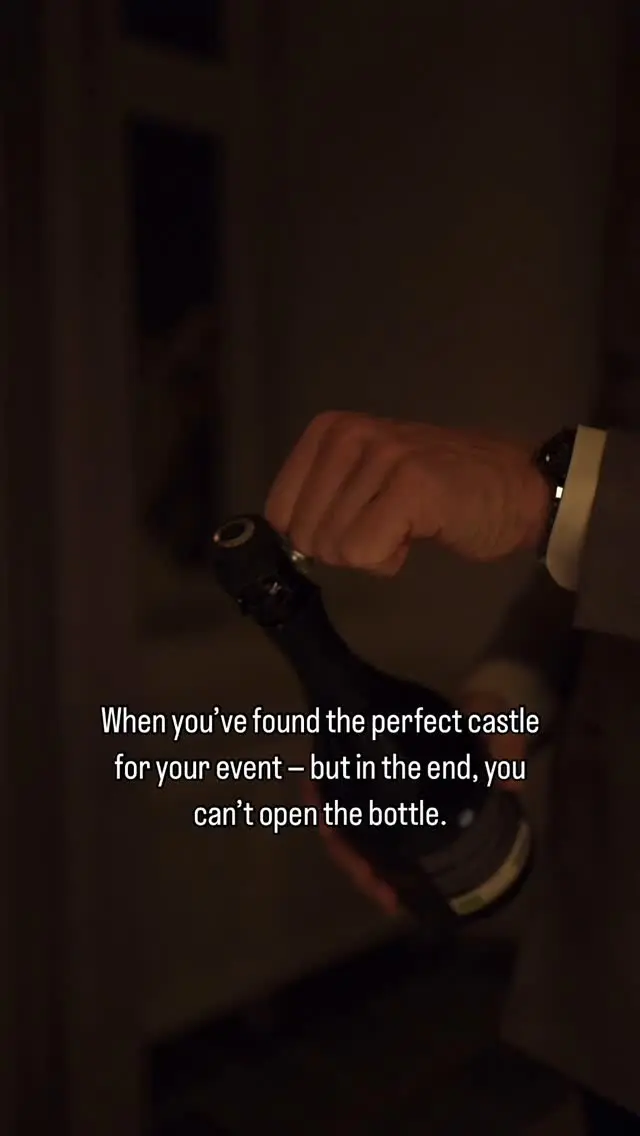 When you find the perfect castle but the champagne says ‘Not today 🍾🏰
At Rosendals Slott, we celebrate every moment — even the ones that require a little extra muscle. Cheers to good vibes, great places, and „eventually“ popping the bottle! 🥂✨

Book your exclusive experience today 📩 (link in bio)

————————————
📍Sweden, near Malmo and Copenhagen
🫱🏻‍🫲🏼Exclusivity, Classiness, Secrecy
———————————— 

#LuxuryEvents #ExclusiveVenue #CastleVibes #RosendalSlot #ElegantWeddings #HighEndEvents #SwedenCastle #LuxuryLifestyle #EventPerfection #BespokeEvents #TimelessElegance #CastleWeddings #GourmetDining #ExquisiteVenue #ExclusiveExperiences #LuxuryTravel #CorporateRetreat #DestinationWeddings #EliteEvents #CastleInspiration #EventPlanning #SwedenLuxury #ClassicLuxury #OpulentEvents #UnforgettableVenues #LuxuryEscape #WeddingGoals #LuxuryEventPlanning #PremiumExperience #ExclusiveMeetings